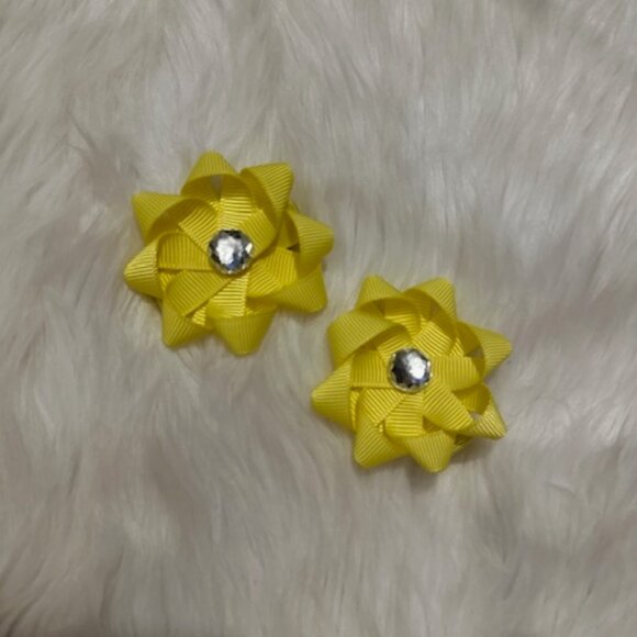 Bundle (8) of 3" Ribbon Flower Bows  3B8003  Handmade NWT Boutique - Picture 3 of 9